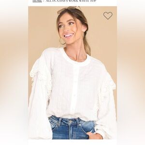 ALL IN A DAY'S WORK WHITE TOP